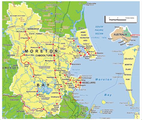 moreton bay council area map.